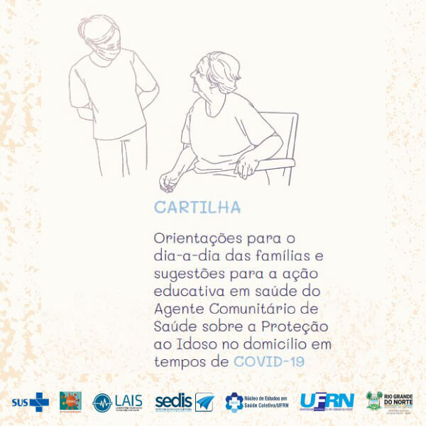 Cartilha traz informações para atuação de agentes comunitários de saúde contra a Covid-19