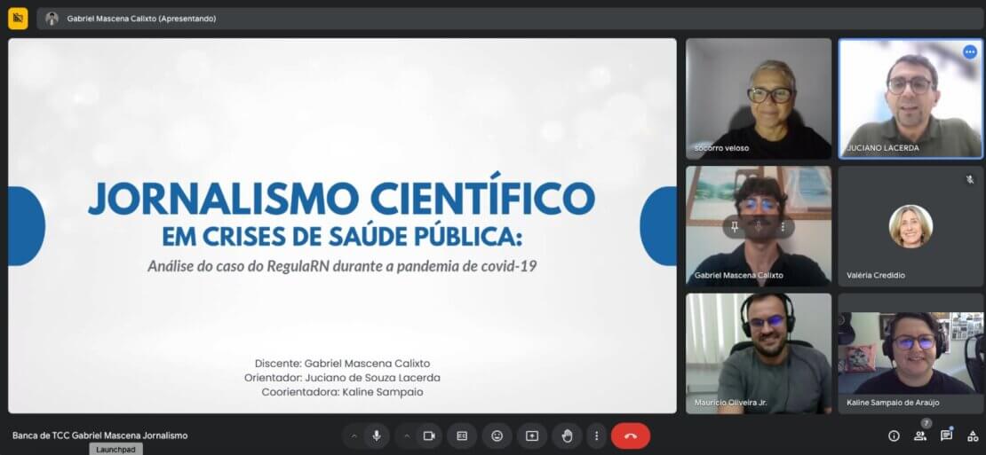 Produção jornalística durante a pandemia é tema de TCC da UFRN