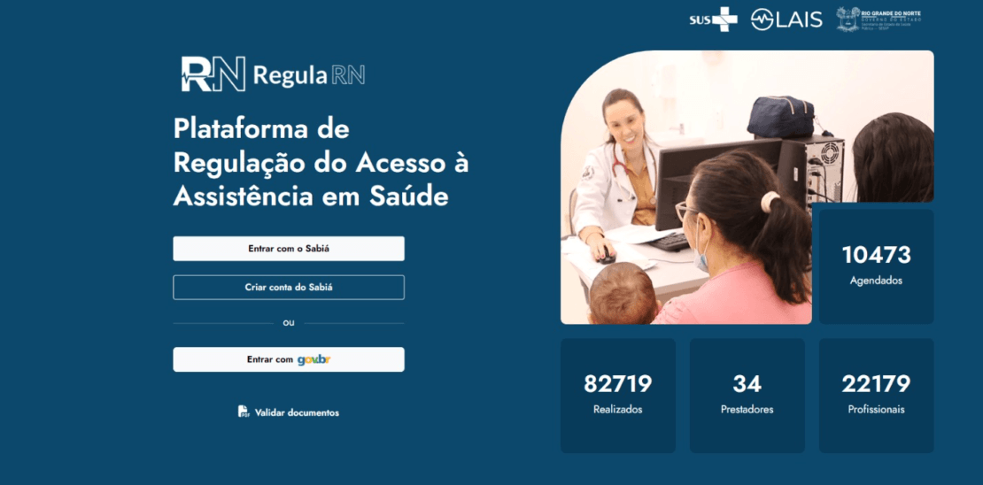 A preocupação com os aspectos visuais melhora a experiência de usuários da Plataforma Regula RN, aponta trabalho acadêmico