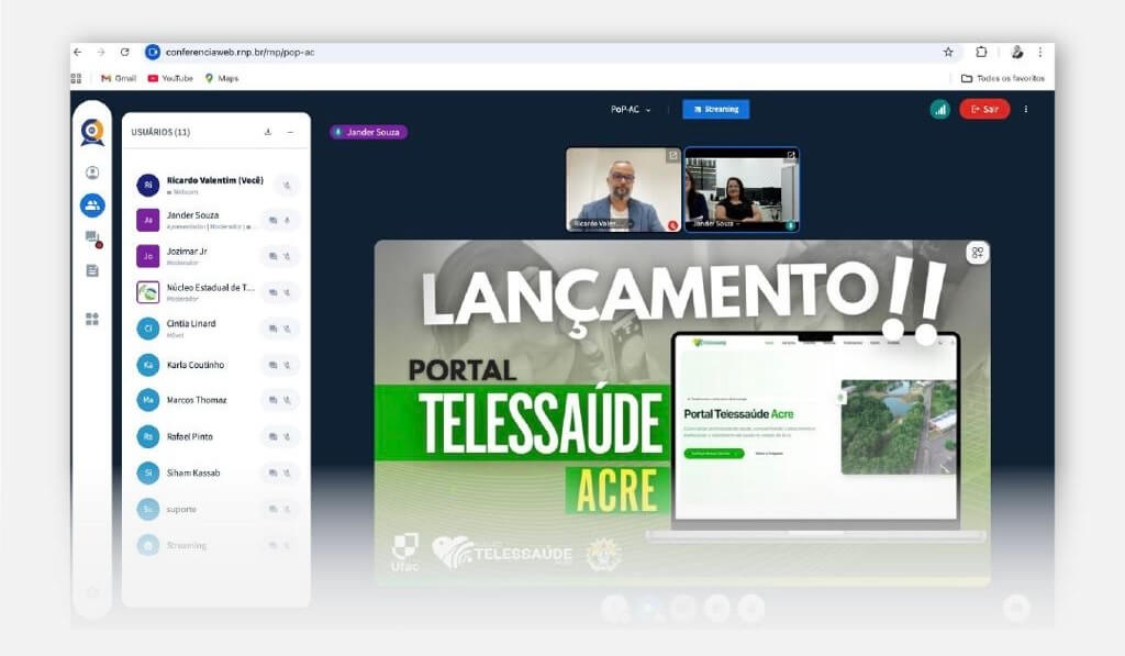 Parceria entre Núcleo do Telessaúde do RN e Governo do Acre garante atendimentos em diversas áreas
