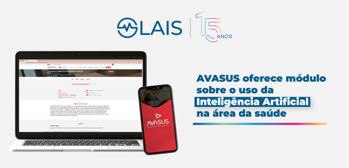 AVASUS oferece módulo sobre o uso da Inteligência Artificial na área da saúde 
