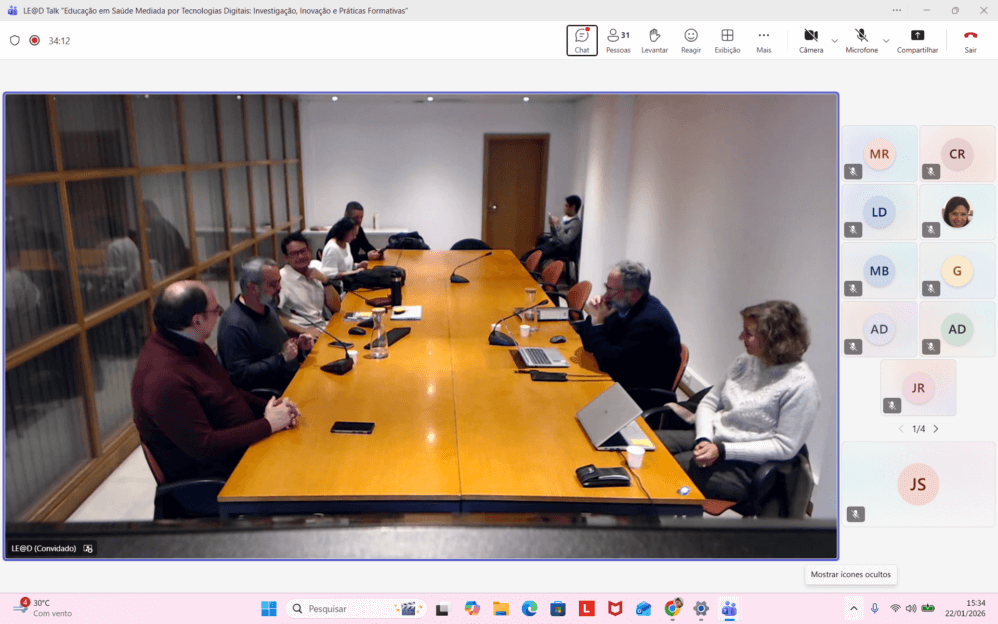 LAIS e Universidade Aberta de Portugal promovem seminário sobre Educação em Saúde mediada por tecnologias