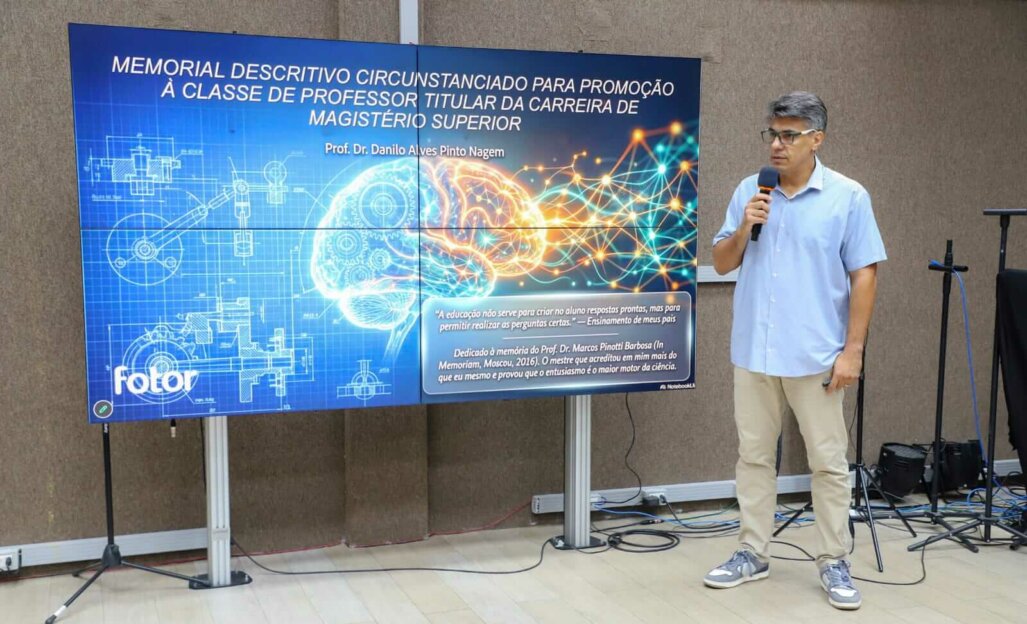 Danilo Nagem defende Memorial Acadêmico e alcança o título de professor titular na UFRN