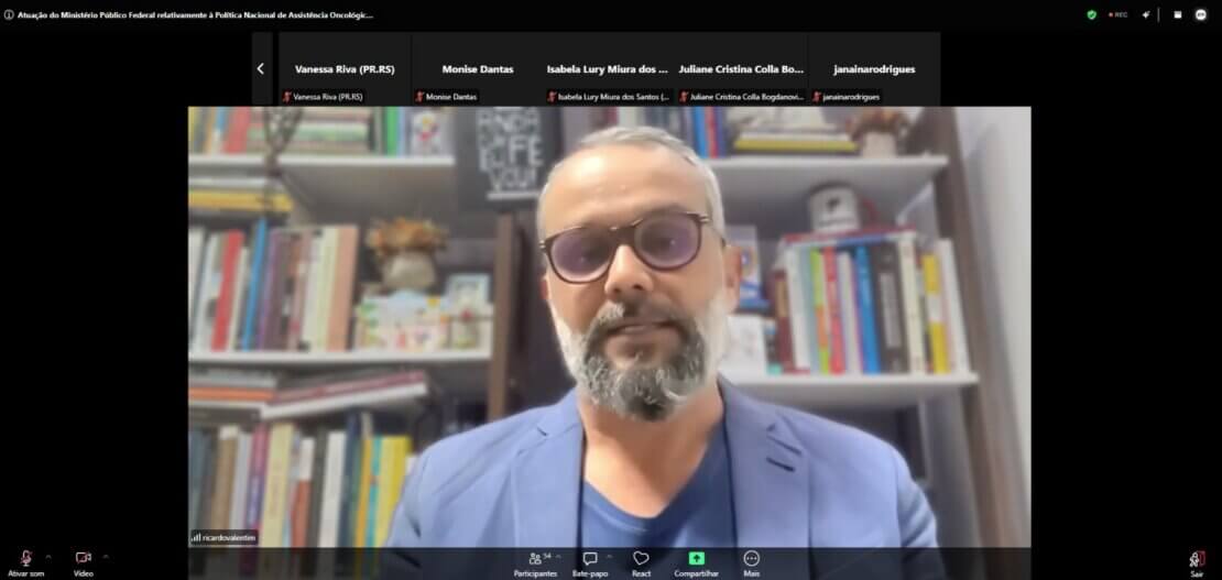 Professor Ricardo Valentim ministra aula sobre a Regulação Oncológica no SUS para os Procuradores e Servidores da Procuradoria-Geral da República (PGR)